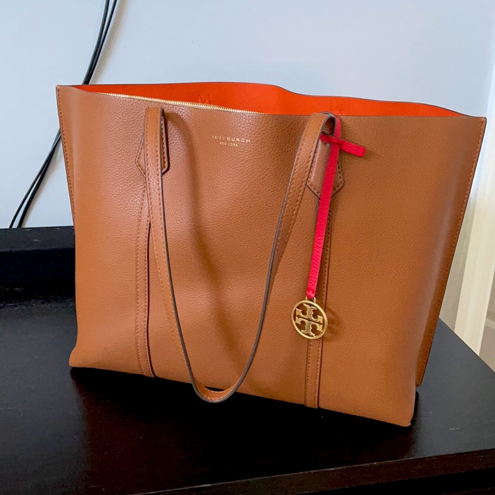 TORY BURCH PERRY TRIPLE-COMPARTMENT TOTE BAG